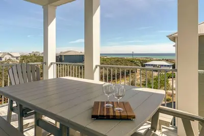 Image de The Palmetto Blue 30a Inlet Beach Maison de location avec vue imprenable sur le golfe + vélos!