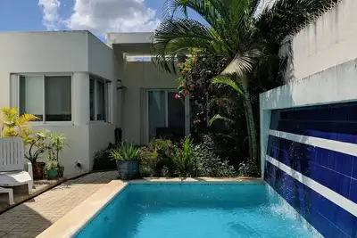 Image de Nouvelle liste! Tropical Cozumel 2 Br, 2 salles de bain avec piscine