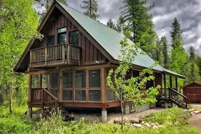 Image de Magnifique chalet près du parc national de Glacier