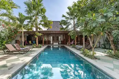 Image de Designer Vintage-Style Villa en bois