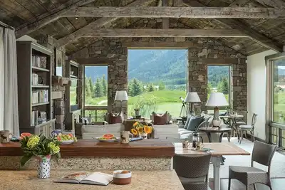 Image de Cabine de luxe à Teton Village, vue imprenable sur les pistes de ski