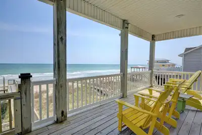 Image de Just Chill'n - Maison avec 5 chambres en front de mer à North Topsail Beach, Caroline du Nord (Topsail Island)