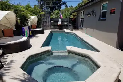 Belle Beach Cottage w / piscine privée et Spa - Parfait StaVacation Summertime