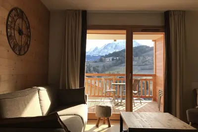 Image de Appartement de luxe avec vue sur le Mont Blanc dans un nouveau développement