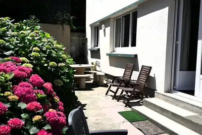 Image de T3 avec terrasse, vue mer, hyper centre biarritz, port vieux, 20m de la plage.