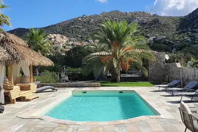Image de Maison 60 m2 Belles prestations, piscine, jacuzzi, près aéroport plage Calvi