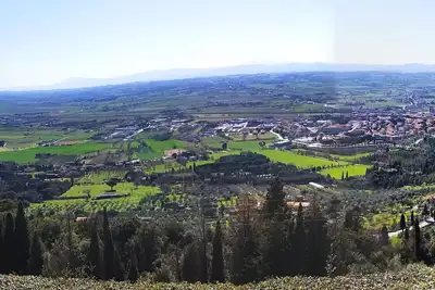Appartement ensoleillé de P. B Moss House 'Belvedere' Cortona vues imprenables