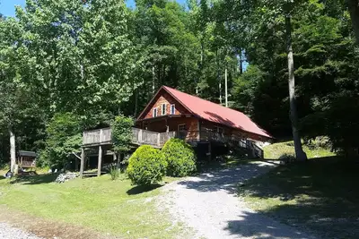 Image de Paradis dans les bois surplombant la rivière Buckhannon