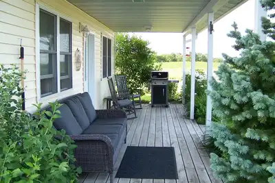 Image de Un chalet paisible près de Viroqua; Pêche à la mouche à proximité et de belles vues