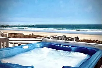 Image de 5 Br / 4 Ba Oceanfront<br> 200 $ de rabais sur toute semaine ouverte août 2019. <br>
