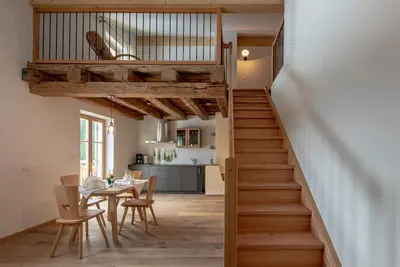 Image de Appartement de vacances \"Oberprünst Hof -St. Sebastian\" dans un châlet confortable avec jardin