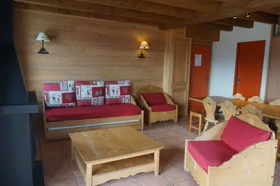 Image de Chalet chaleureux pour 10 personnes à Pra Loup, terrasse, cheminée et WiFi