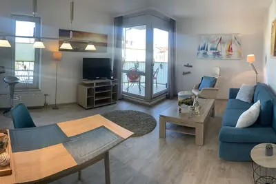 Image de Appartement moderne de 2 pièces dans l'espace spa - balcon, connexion Wi-Fi gratuite, télévision, près du centre-ville
