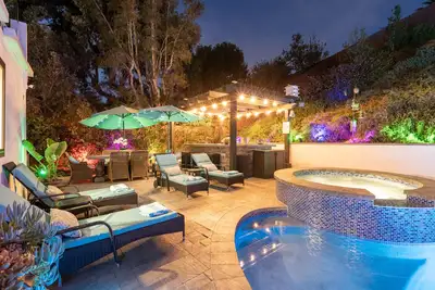 Image de Luxury Resort like, La Jolla Palms, Full Ac, Sparkling Pool & Spa près de la plage