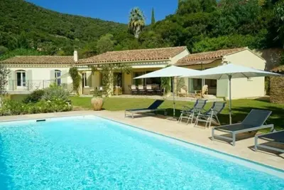 Image de Côte d'Azur, villa vue mer, climatisation