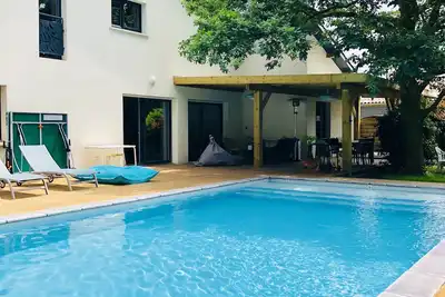 Image de Ondres Villa proche plage avec piscine chauffée et jacuzzi