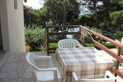 Image de Appartement Studio dans Orebić avec vue mer, terrasse, Climatisation, Wifi (4669-3)