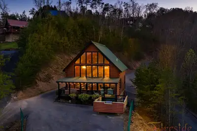 Image de près de Pigeon forge, Vue sur la montagne, Privé