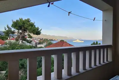 Image de Appartement Studio dans Orebić avec vue mer, terrasse, Climatisation, Wifi (4669-4)