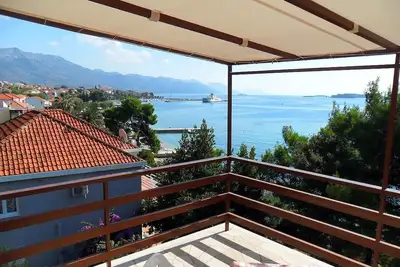 Image de Appartement Studio dans Orebić avec vue mer, terrasse, Climatisation, Wifi (4669-5)