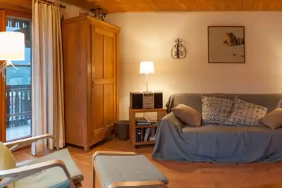Image de Appartement confortable à Bergün, Grisons avec une vue fantastique