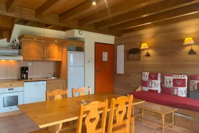 Image de Chalet charmant avec terrasse, 2 chambres, Pra Loup