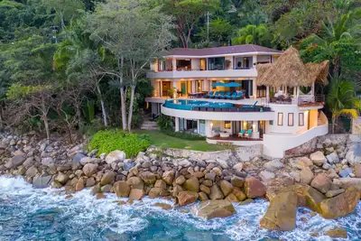 Luxueux Accueil Oceanfront à Exclusive Gated Community