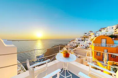 Image de SantorinParadise: villa Helios, vue imprenable sur le coucher du soleil, vacances de rĂŞve parfaites!