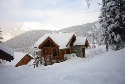 Ski in Ski out chalet individuel avec vue fabuleuse et Wifi