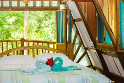 Image de Retiré Beach Front Cabin dans Jungle Cadre.