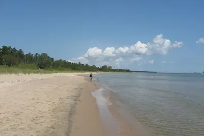 Image de 3. 5 acres, 190 pieds du lac Michigan Awesome Sand Beach