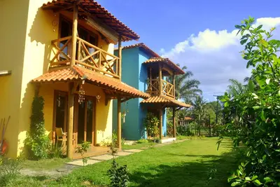 Image de Coin des Chalets DendĂŞs - Chalet Mer - Plage de Sargi, Serra Grande, Bahia