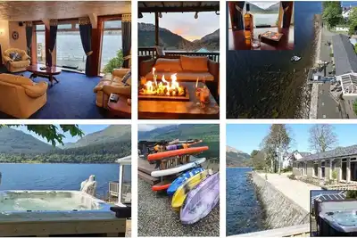 Image de Waterfront House, superbe emplacement avec bain Ă remous Jeux et jardin Chambre