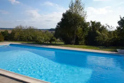beautifully restored 300 yr. old farmhouse with uninterrupted views