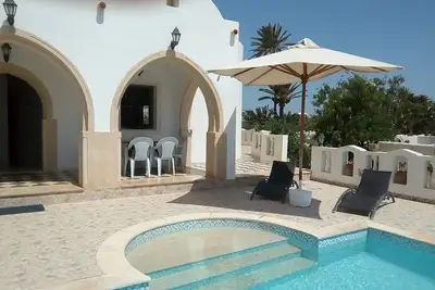 Image de Vacances de rĂŞve Ă Djerba, Villa piscine tout proche de la lagune