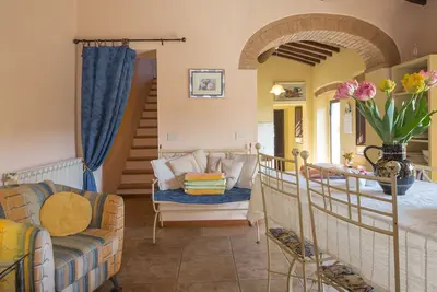 Image de Cottage romantique 2br / 2ba sur le domaine du Chianti