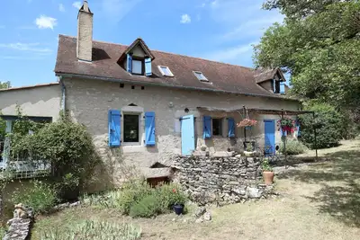 Image de Cottage (4 couchages) avec vue paranomique sur la vallée du Lot