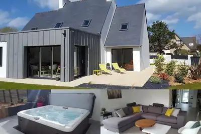 Image de Maison Bord De Mer, 50 mètres de la plage, Spa, jardin clos