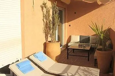 Image de apartment Roof Top with large terrasse in Gueliz center