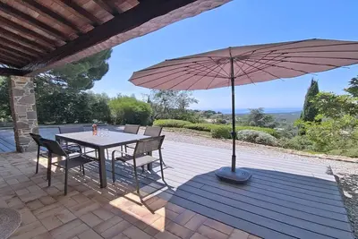 Image de Villa T5 - 8 personnes - Piscine privée - Vue mer - WiFi - Climatisation - Domaine de Barbigoua. . .