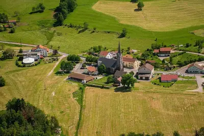Image de chalet indépendant vosges 6\/7 pers avec accès piscine chaufée