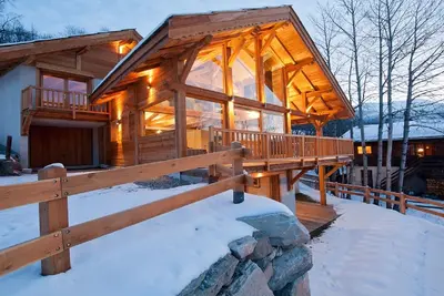 Image de Chalet Wanaka, charme et prestige avec sauna et très belle vue montagne