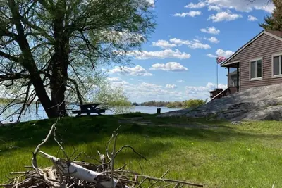 Image de Vue magnifique, accès direct à l'eau, quai de 80 pieds, voie privée, paradis