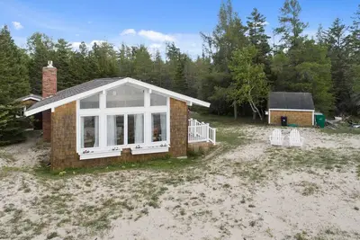 Image de Nouvelle inscription sur la plage du lac Michigan <br><br>