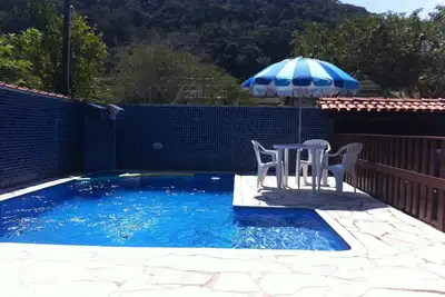 Image de Maison 4 chambres à 600 mètres de la plage 14 personnes w / churr. piscine