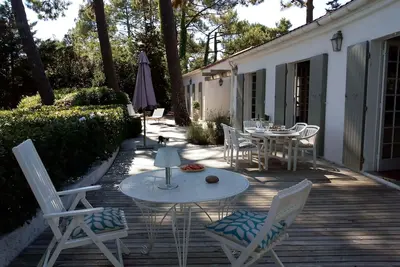 Image de Belle Terrasse Vue Bassin - Maison de plain pied-Port de la Vigne Cap Ferret