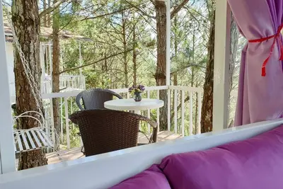 Image de Chambre Lit Queen-Size Romantique Treehouse, Balcon