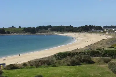 Image de Residence piétonne au bord de l'Ocean et de deux grandes plages de sable fin