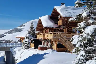 Image de Chalet Tintin - Départ \/ Arrivée ski aux pieds, sauna et jacuzzi