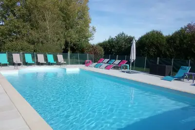 Image de Large Gite La Champeigne for 15 people with Heated Outdoor Pool ***